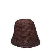 Jacquemus Brown Raffia Bucket Hat
